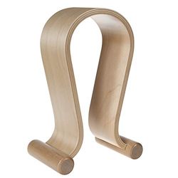 Maclean Suporte para auriculares, madeira, cores: MC-815O Carvalho claro ou MC-815W nozes (cor carvalho claro)