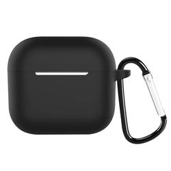 Housse en Silicone Extra Fine Noire pour Airpods 3 avec Harnais