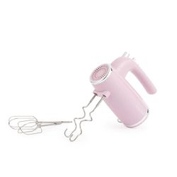 Salter Pink Retro Hand Mixer – Electric Whisk, 5 Speeds + Turbo, XL Chrome Beater & Dough Hook Accessories, Baking Mixer, For Pizza Dough, Meringue, Eject Function, Vintage-Inspired Design, 400W