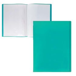 RAYLU PAPER - Carpeta con Fundas Transparentes Tamaño A4, Hecha de Polipropileno 100% Biodegradable, 30 Fundas Transparentes para Documentos en Casa y Oficina (A4, 30 fundas, Verde)