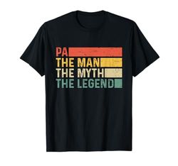 Pa The Man The Myth The Legend Vintage Gift for Pa T-Shirt