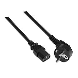 Netsnoer voor CPU, CEE7M-C13H, zwart, 5,0 m, ideaal voor het aansluiten van apparaten op de voeding.