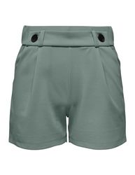 JdY Jdygeggo JRS Noos Shorts voor dames, Chinois Green/Detail: zwarte knop, L