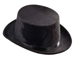 W WIDMANN MILANO Party Fashion - Haut-de-forme en velours, Couvre-chef, Accessoire, 18e et 19e siècle, Carnaval