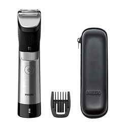 Philips Tondeuse à Barbe Series 9000 Prestige pour Une Précision Inégalable Avec Sabot Métallique Clipsable (Modèle BT9810/15)