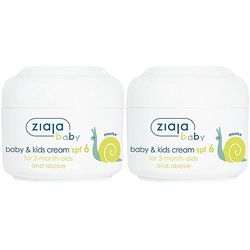 Ziaja Crema Para Niños Y Bebés Spf6, Multicolor (Paquete de 2)