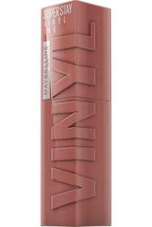 Maybelline New York Lip Colour, Smudge-free, Long Lasting up to 16h, Liquid Lipstick, Shine Finish, SuperStay Vinyl Ink, 120 Punchy