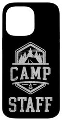 STAFF CAMP Equipaggio Campeggio Estate Campeggio Consigliere Direttore Custodia per iPhone 14 Pro Max