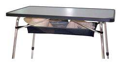 Crespo Opbergnet S voor campingtafels, grijs