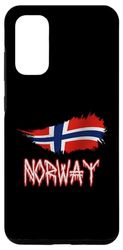 Carcasa para Galaxy S20 Diseño de bandera de estilo nórdico antiguo de Noruega