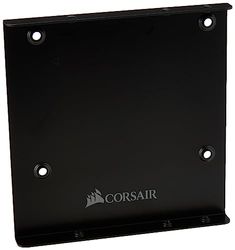 Corsair SSD-installationsram (enkel enhet, lämplig för 1 x SSD 6,4 cm (2,5 tum) till 8,9 cm (3,5 tum)) svart (CSSD-BRKT1)