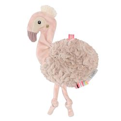Fehn Knister-Flamingo – Activity-Rascheltier zum Greifen, Lauschen, Spielen & Geräusche erzeugen - fördert Babys Sinne & Motorik - idealer Begleiter für Babys und Kleinkinder ab Geburt
