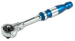TITAN 12167 1/4-inch aandrijving x 6-1/2-inch 90-tanden draaibare kop ratel