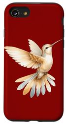 Custodia per iPhone SE (2020) / 7 / 8 Colorato colibrì amante natura grafica
