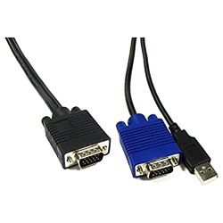 BeMatik - 1,8 m USB Uniclass Prima KVM-schakelkabel