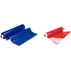 NRS Healthcare Blue 20 x 100 cm Dycem Reel Non Slip Grip Material & Red Dycem Reel Non Slip Grip Material