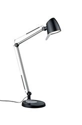 Trio Leuchten 527690132 Rado A+, LED bordslampa, metall, 5 W, integrerad, svart/grå, 38 x 16,7 x 70 cm