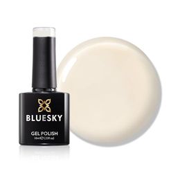 Bluesky Jelly Gel Nail Polish 10ml, Silk Oats - CHU02, Sheer Nude Gel Nail Polish for 21 Day Manicure, Requires Curing Under LED UV Nail Lamp