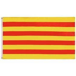 AZ FLAG Bandiera Catalogna 90x60cm - Bandiera CATALANA - CATALUÑA 60 x 90 cm