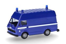 Herpa modellbil VW LT box high roof "THW" (BASIC), miniatyr i skala 1:87, samlarföremål, tillverkad i Tyskland, modell av plast