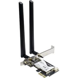 Inter-Tech DMG-35 Wi-Fi6 BT5.0 2-i-1 WLAN Bluetooth 5.0 PCIe-adapter 3000 Mbps