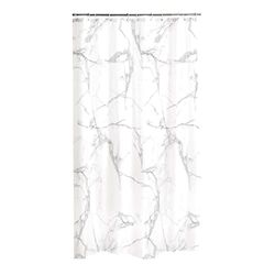 Douceur d'Intérieur Marmo Tenda da Doccia, Poliestere, Multicolore, 180 x 200 cm