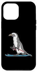 Carcasa para iPhone 14 Plus Pinguino Esquiador Esquí Deportes de invierno