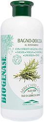 Biogenase - Rosmary Revitalising Shower Gel - Natural Body Wash Enriched with Aloe Vera and Wheat Germ Extracts - Moisturizing Body Wash - Relaxing and Purifying Action - Paraben and Cruelty Free
