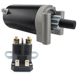 STABSOLI Motorino di avviamento e relè solenoide per motori Kohler Courage CUB CADET i1050 06-12, i1046 06-12, SLT1554 05-06, SLT1550 05-06, LT1046 05-06, LT1045LE 05-06, 32. 098-01 32-098-01S