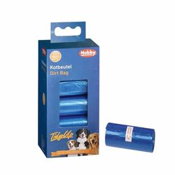 Nobby TidyUp - Bolsas para excrementos (10 rollos, 15 unidades), color azul
