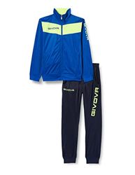 Givova, suit visa fluo, light blue/yellow fluo, XS