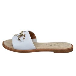 Bagatt D31-A7C92, Mule Mujer, Blanco, 41.5 EU