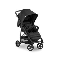 hauck Rapid 4 Silla de paseo 25 kg, Carrito Bebe desde el Nacimiento, Silla Paseo Ligera, Cochecito Bebe Reclinable, Arnés, Capota XL, Cesta Grande, Negro