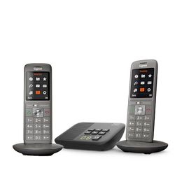 Gigaset CL660A Duo - Téléphone fixe sans fil - Répondeur - 2 combinés - Gris Anthracite [Version Française]