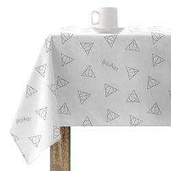 BELUM | Nappe en résine (Tacte plastifié) 300 x 140 cm Anti-Taches Modèle Deathly Hallows 04 ; Nappe Non Toile ; Nappe en Coton