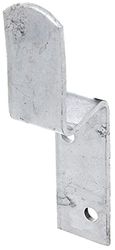 Alberts 210694 Support de barre de clôture | galvanisé à chaud | à visser | 34 x 160