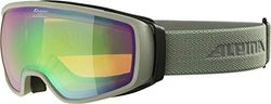 ALPINA Unisexe - Adultes, DOUBLE JACK Q-LITE Lunettes de ski, moongrey, One Size