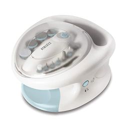 HoMedics Luxury Hand Manicure Spa – Soothing Bubble Massage Soak to Soften, 12 Manicure + Pedicure, Shaping Polishing, Hard Skin Remover, Cuticle Lifter, Nail Dryer, White, One Size (MAN-3023A-GB)