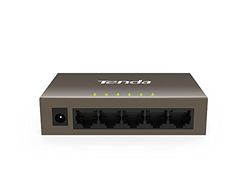 Tenda Network Switch with 5 Ports, Desktop & Wall-mounting Design (10/100 Steel Switch)