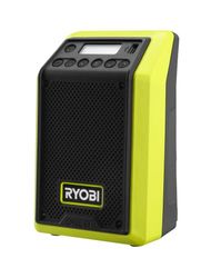 RYOBI 18V ONE+ Bluetooth Radio RR18-0 (10W uitgangsvermogen, zonder accu en oplader), groen