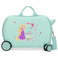 Joumma Disney Princess Celebration barnväska blå 45 x 31 x 20 cm hård ABS 28,4 L 1,8 kg 4 hjul bagage hand, Blå, barnresväska