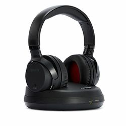AIWA - WHF-930D Cuffie RF Stereo TV Wireless, Trasmettitore Dock di Ricarica, Tecnologia Wireless Radio Frequency, Controllo di Volume, 10 ore autonomia