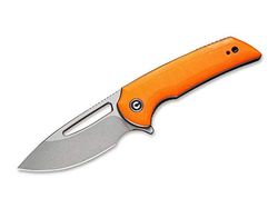 WE Knife Uniseks – nóż kieszonkowy dla dorosłych Odium G10, pomarańczowy, 15,7 cm