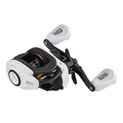 Abu Garcia Max Pro lågprofil Baitcast-rulle, storlek LP (1539730), 7 x rostfria kullager + 1 x rulllager, syntetisk stjärndrag, max 6,8 kg, vänsterhänt (låda)