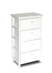 King Collection King Home C656834 Cassettiera 4 Cassetti Legno