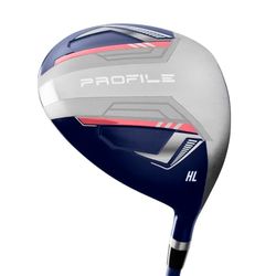 Wilson Profile Donna Singolo Driver, Blu Marino/Rosa, Standard