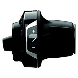 SHIMANO Slrv4007r Palanca de Cambios SL-RV400 Revo, Mano Derecha, 7 velocidades, con Pantalla óptica de Engranajes, Unisex, Negro