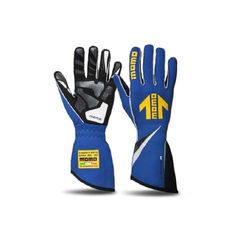 MOMO GLOVES CORSA R - BLUE RACING GLOVES SIZE 8 - FIA APPROVED RACING GLOVES