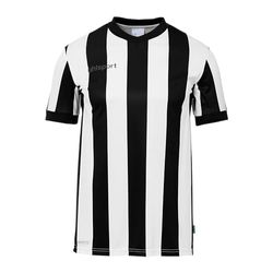 uhlsport Retro Stripe Shirt Manches Courtes - Maillot de Football au Design rétro - Maillot de Football pour Hommes et Enfants