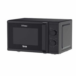 TM Electron TMPMW002BLK EASYWAVE Mikrovågsugn med 20 liters kapacitet, 700 W, 5 effektnivåer, avfrostningsfunktion och 35 min timer,